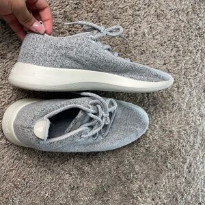 Allbirds mens wool‎ runners in gray size 10